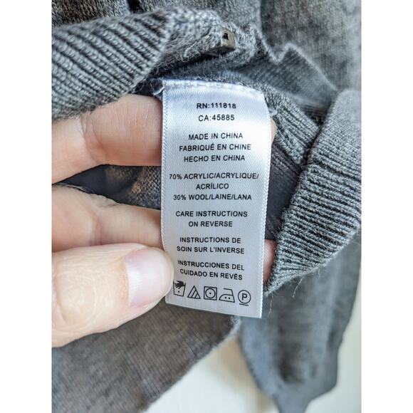 MICHAEL Michael Kors Men's Long Sleeve Crew Neck Full Zip Pockets Jacket Size M - Picture 4 of 5